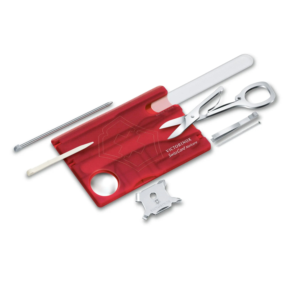 Victorinox - Swiss Card Nailcare - Rouge Transparent