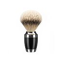 Muehle - Pen - Silvertip shaving brush - Black resin - 23mm