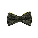 Jaggs - Vlinderdas Tweed "Dundee" - Chevron vert sapin