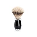 Muehle - Purist - Blaireau Silvertip - Résine noire - 21mm