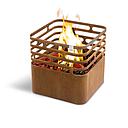 Hofats - CUBE Fire Basket Corten Steel