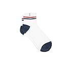 BillyBelt - Chaussettes mi-hautes - Blanc, rayé rouge et bleu