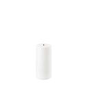 Uyuni - LED pillar candle - Nordic white