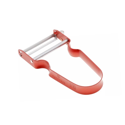 [VI/6.0900.1] Victorinox - Éplucheur en acier inoxydable - REX - Rouge