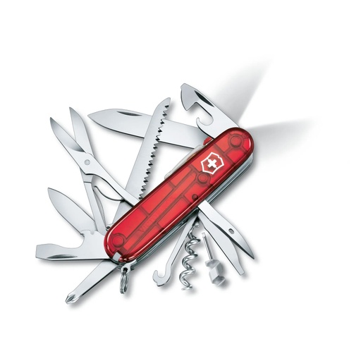 [VI/1.7915.T] Victorinox - Huntsman Light - Rouge transparent