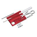[VI/0.7240.T] Victorinox - Swiss Card Nailcare - Transparant rood