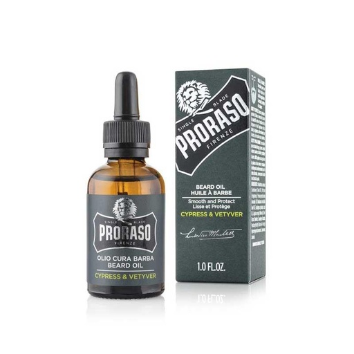 [PR/400742] Proraso - Huile à Barbe - Cypress & Vetyver - 30ml