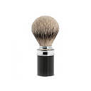 [MU/091M89BLACK] Muehle - Traditional -  Blaireau Silvertip - Résine noire - 19mm 