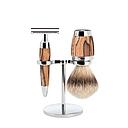 [MU/S091H72SR]  Muehle - Stylo - Set de rasage 3 pièces - Hêtre