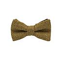 [JA/NP.TA.DUND.14] Jaggs - Bow tie Tweed "Dundee" - Chevron jaune moutarde