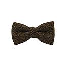 [JA/NP.TA.DUND.12] Jaggs - Vlinderdas Tweed "Dundee" - Chevron marron et orange