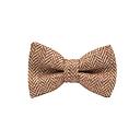 [JA/NP.TA.DUND.10] Jaggs - Vlinderdas Tweed "Dundee" - Chevron orange