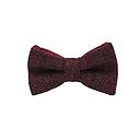 [JA/NP.TA.DUND.08] Jaggs - Vlinderdas Tweed "Dundee" - Chevron rouge