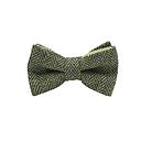 [JA/NP.TA.DUND.05] Jaggs - Nœud papillon Tweed "Dundee" - Chevron vert
