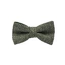 [JA/NP.TA.DUND.04] Jaggs - Bow tie Tweed "Dundee" - Chevron vert foncé