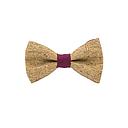 [JA/NP.LG.MERL.06] Jaggs - Nœud papillon Liège "Merlot" - Bague Bordeaux