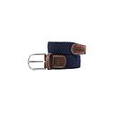 [BB/CM04-T2] Billybelt - Ceinture tressée élastique - Bleu Marine - Taille 2