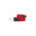 [BB/CM15-T1] Billybelt - Ceinture tressée élastique - Rouge Grenade - Taille 1