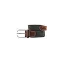 [BB/CM16-T1] Billybelt - Elastic braided belt - Khaki Green - Size 1