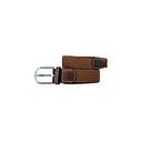 [BB/CM08-T2] Billybelt - Ceinture tressée élastique - Marron Camel - Taille 2