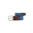 [BB/CM01-T2] Billybelt - Ceinture tressée élastique - Bleu Air Force - Taille 2
