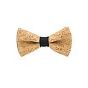 [JA/NP.LG.MERL.20] Jaggs - Cork bow tie "Merlot" - Black Ring