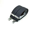[BR/16] Wide suspenders with clips - Grey