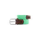 [BB/CM10-T1] Billybelt - Ceinture tressée élastique - Vert Menthe - Taille 1