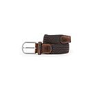 [BB/CB16-T2] Billybelt - Elastic braided belt - havana - Size 2