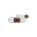 [BB/CM34-T1] Billybelt - Elastic Braided Belt - Coconut White - Size 1