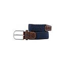 [BB/CM03-T1] Billybelt - Ceinture tressée élastique - Bleu Ardoise - Taille 1 
