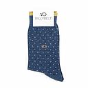 [BB/FA24] BillyBelt - Combed cotton socks - Mottled Blue