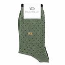 [BB/FA26] BillyBelt - Chaussettes en coton peigné Square - Kaki