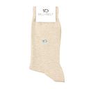 [BB/U15] BillyBelt - Chaussettes Coton Unie - Beige Chiné