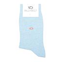 [BB/U22] BillyBelt - Chaussettes Coton Unie - Azurin