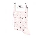 [BB/CHL05] BillyBelt - Chaussettes coton unie - Beige Paon