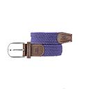 [BB/CM55-T1] Billybelt - Ceinture tressée élastique - Violet Astral - Taille 1