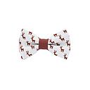 [JA/NP.MO.NOEL.60] Jaggs - Bow tie "Rudolf" - Red reindeer on white background
