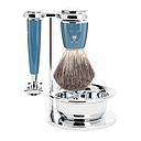 [MU/S81M228SSR] Muehle - Rytmo - 3 delige scheerset - Blauw Resin