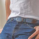 [BB/CI02-T1] Billybelt - Cotton waxed elastic belt - Aden - Size 1