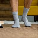 [BB/U28] BillyBelt - Chaussettes Coton Unie - Gris Perle