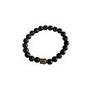 [ABE/BF04] Abel - Bracelet en Pierres de lave et tête de Buda en argent