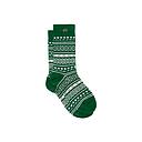 [BB/CHS02] BillyBelt - Chaussettes en coton peigné Jacquard - Vert