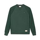 [BB/SWC04-T4] BillyBelt - Sweatshirt en coton biologique 400 gr - Vert Chiné - XL