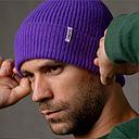 [BB/BEA07] BillyBelt - Bonnet en laine d'agneau - Violet