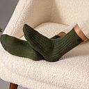 [BB/WO03] BillyBelt - Chaussettes en laine - Vert Kaki