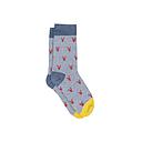 [BB/CHA17] BillyBelt - Chaussettes en coton peigné Animaux - Homard