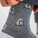 [BB/CHA15] BillyBelt - Combed cotton socks Animals - White bear