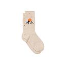 [BB/CHL27] BillyBelt - Chaussettes en coton peigné à motifs - Mont blanc