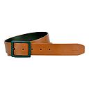 [BB/LIC04-T90] Billybelt - Ceinture en cuir - effet lisse - Marron glacé T 90